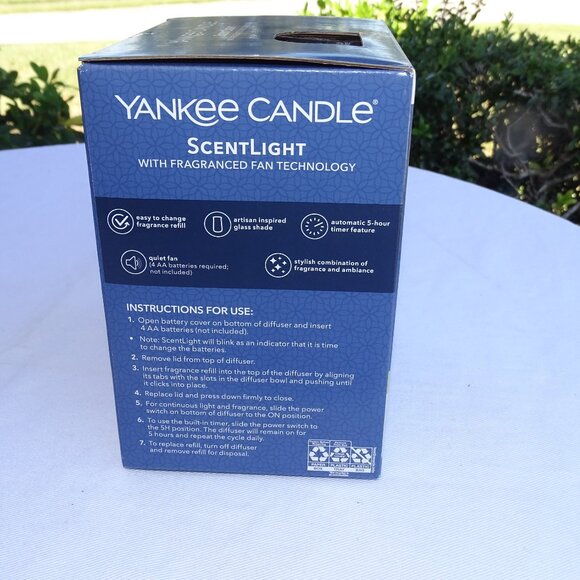 Yankee Candle Scent Light with Fragranced Fan Technology Sage & Citrus Scent - Picture 5 of 8